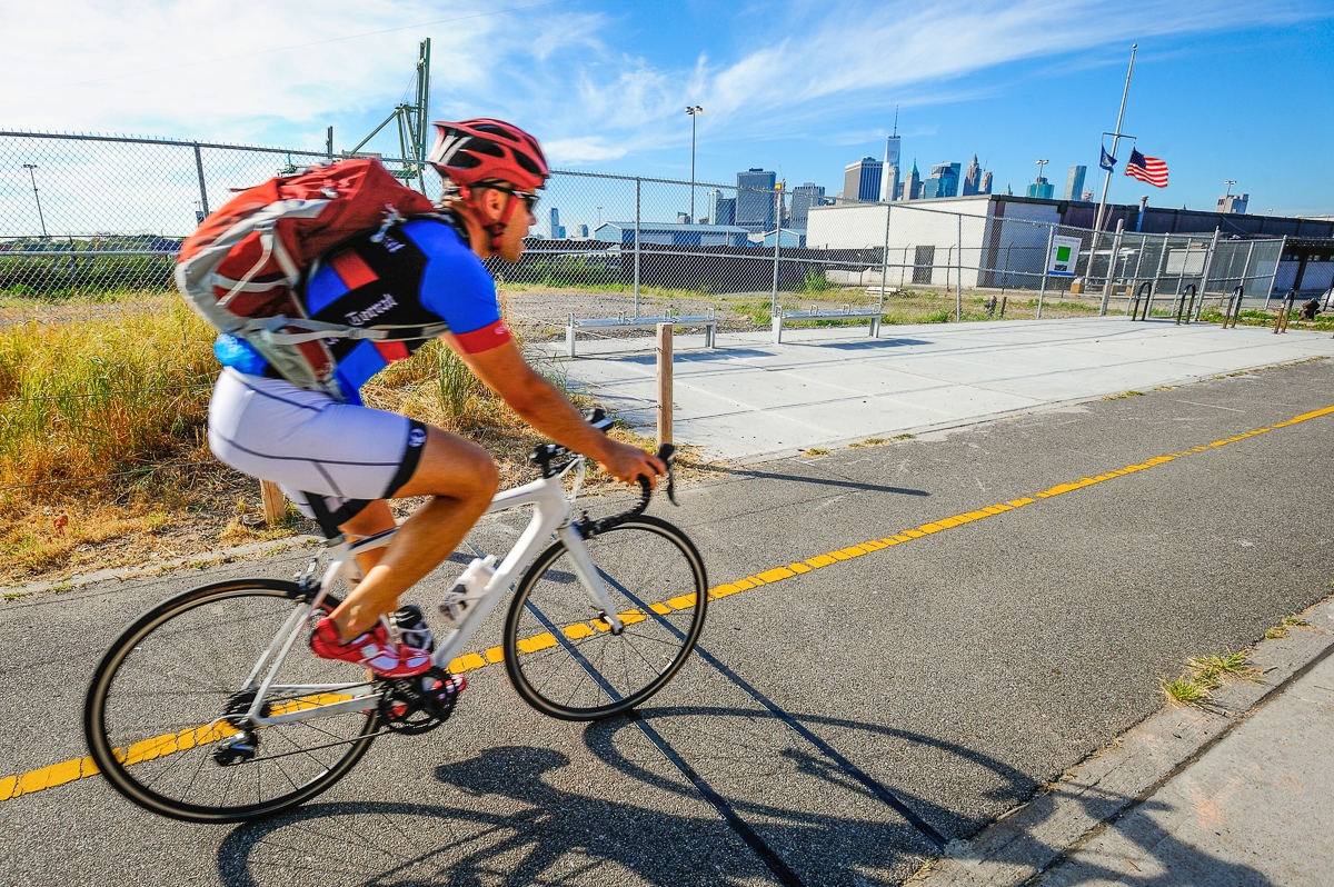 RidePod BP piezoelectric bike counter in New York