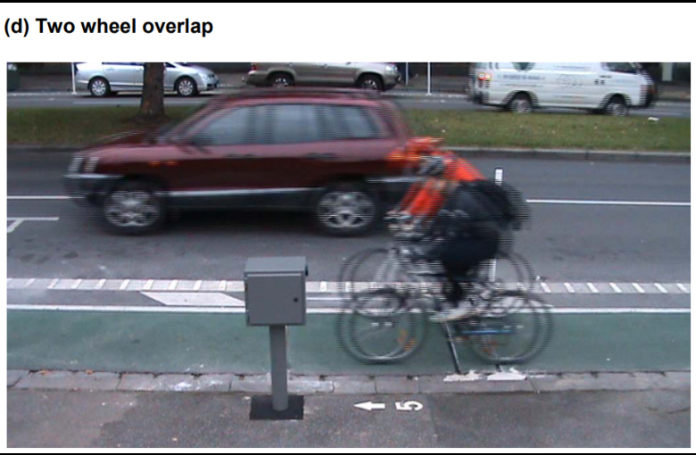 Two wheel overlap BT