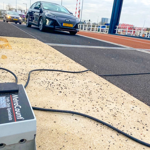 MetroCount verkeersteller in Utrecht