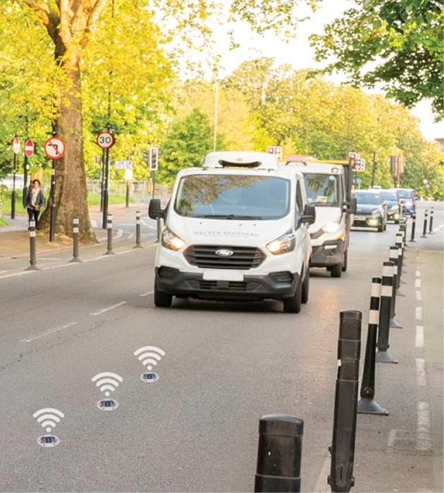 MetroCount VM Sensor Wireless install Traffic Counter