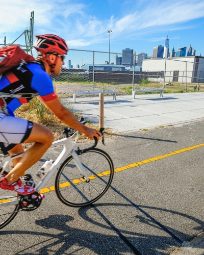 RidePod BP piezoelectric bike counter in New York