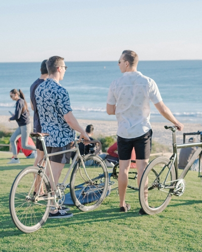 Photo by <a href="https://unsplash.com/@heyalvin?utm_content=creditCopyText&utm_medium=referral&utm_source=unsplash">Alvin Balemesa</a> on <a href="https://unsplash.com/photos/three-men-with-commuter-bikes-on-grass-field-front-of-sea-pTiZF8QRIu0?utm_content=creditCopyText&utm_medium=referral&utm_source=unsplash">Unsplash</a>   